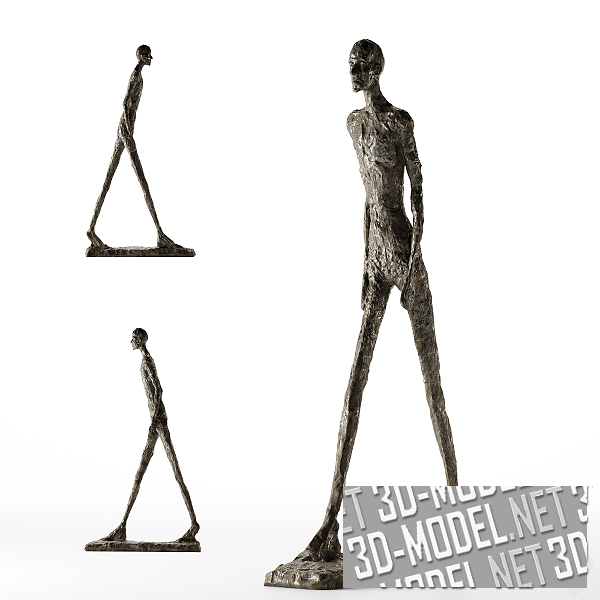 Скульптура «Шагающий человек I» от Alberto Giacometti