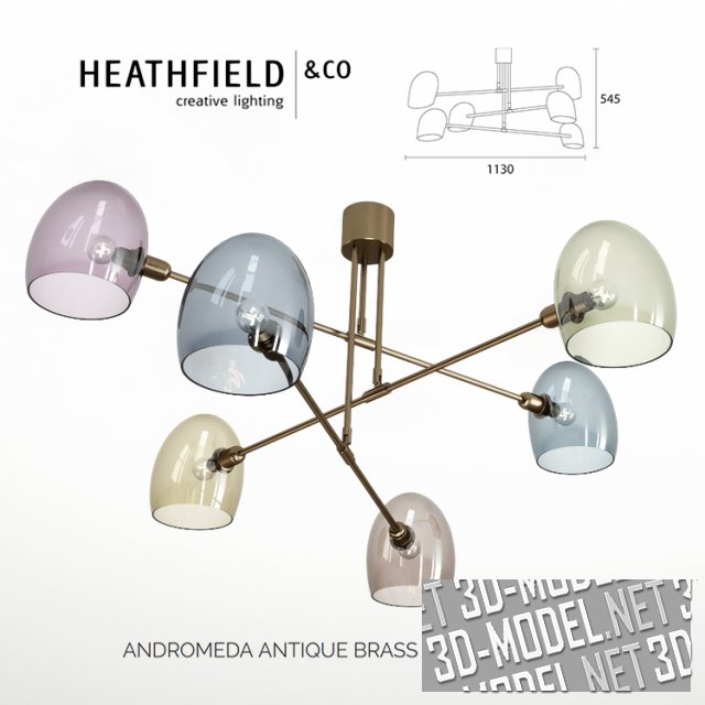 Подвесной светильник Andromeda от Heathfield & Co