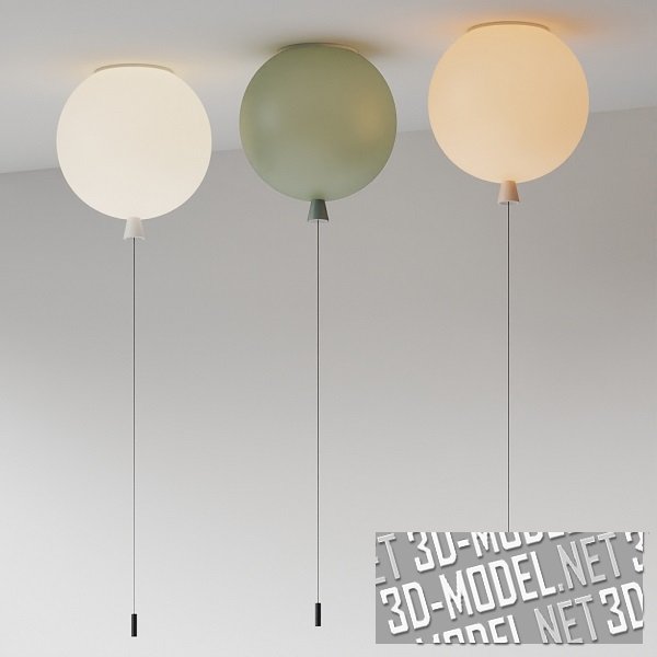 Светильники в виде воздушных шариков Memory от Brokis