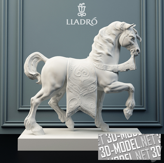 Фарфоровая фигурка дворцового коня от Lladro