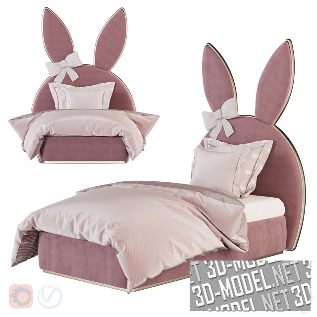 Кровать Bunny с ушками