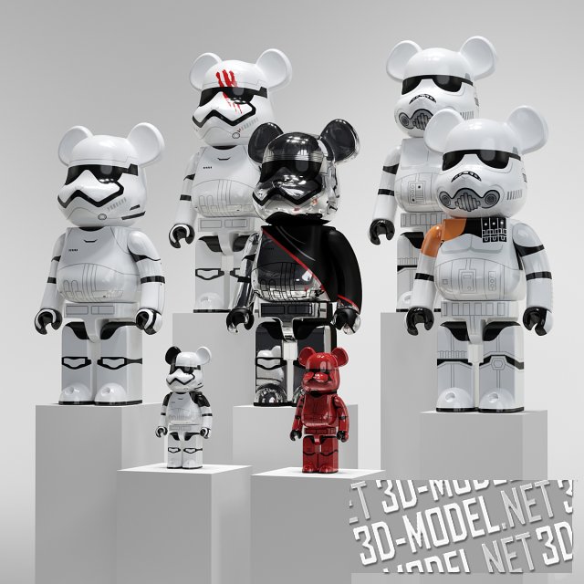 3D модель – Медведи Bearbrick Star Wars