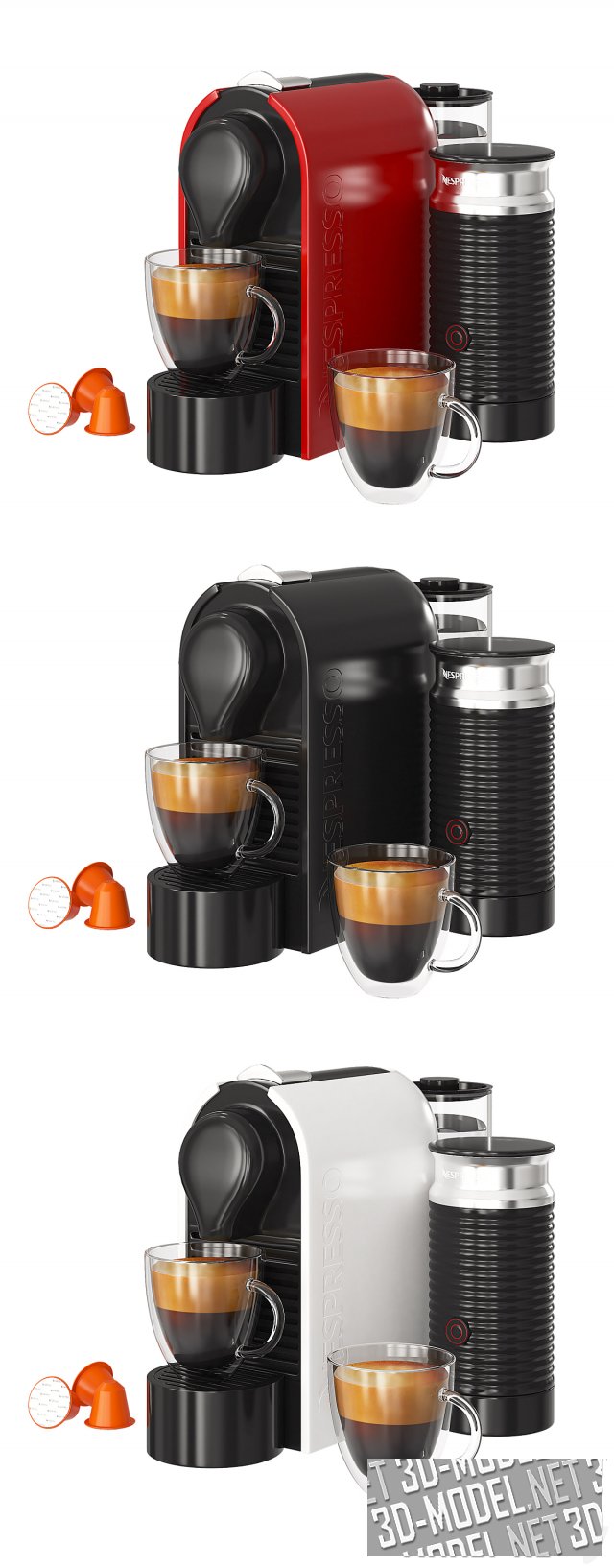 3D модель – Кофемашина Capsular Nespresso Krups