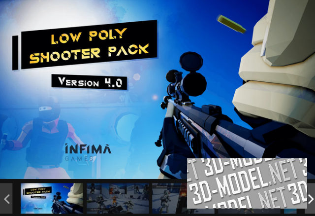 Low Poly Shooter Pack (UE)