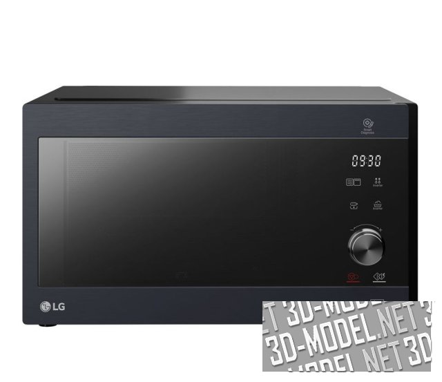 3D модель – Микроволновые печи от LG