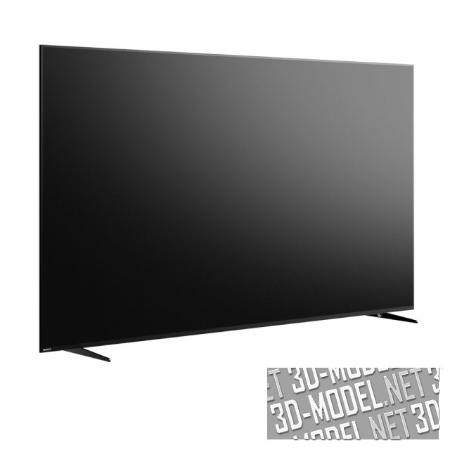 3D модель – Смарт-телевизоры Ultra HD 4K от Sony
