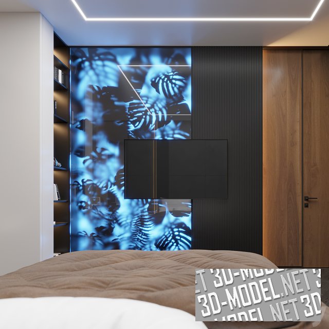 3D модель – Фитокомпозиция с подсветкой от Vargov Design