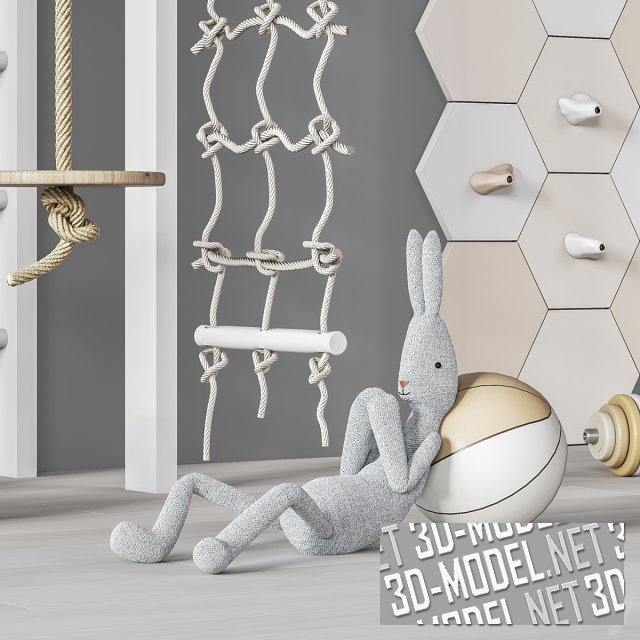 3D модель – Спортивный комплекс «Maxi» и декор