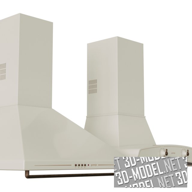 3D модель – Вытяжки Gorenje Classico