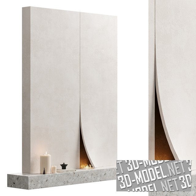 Камин NG1 с декором Zara Home