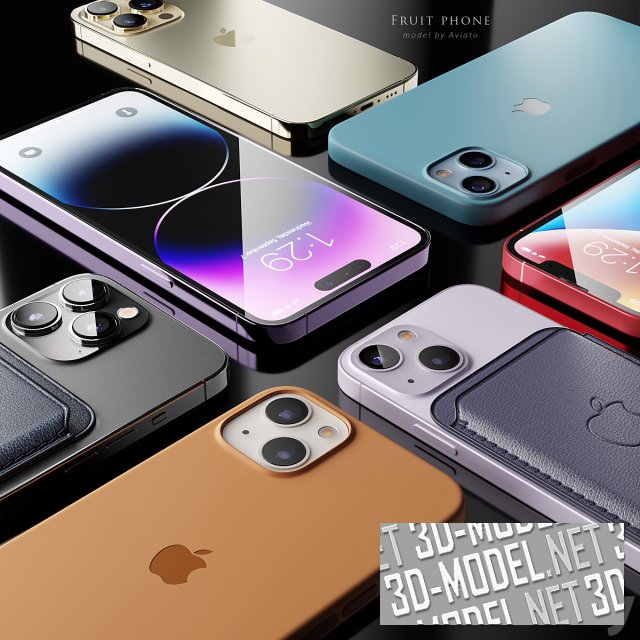 3D модель – Смартфон Apple iPhone 14