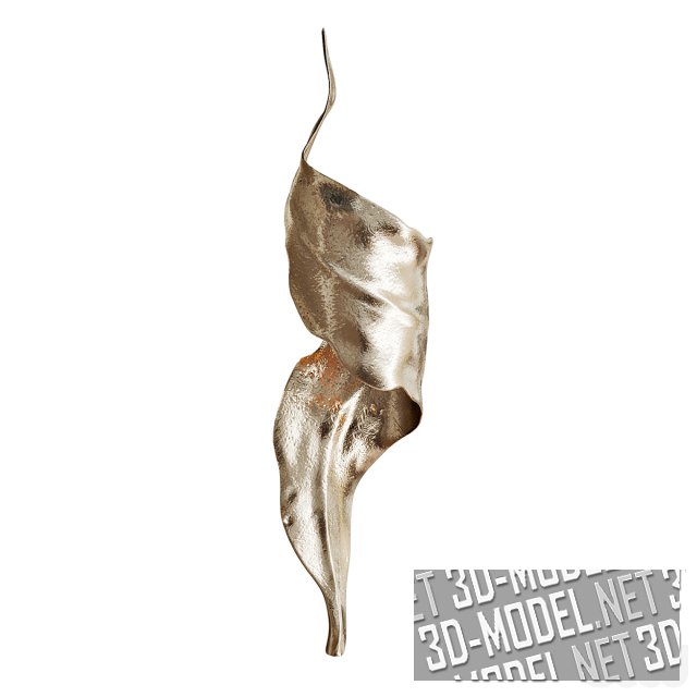 3D модель – Настенный светильник LEAF от Vetvi Store