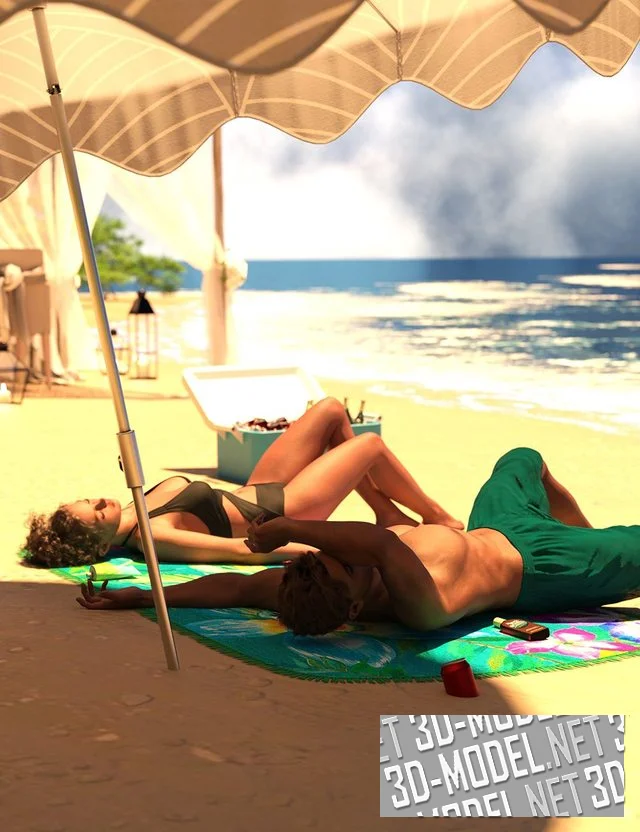 Daz3D, Poser: IGD Doze Poses for Victoria 9 and Michael 9
