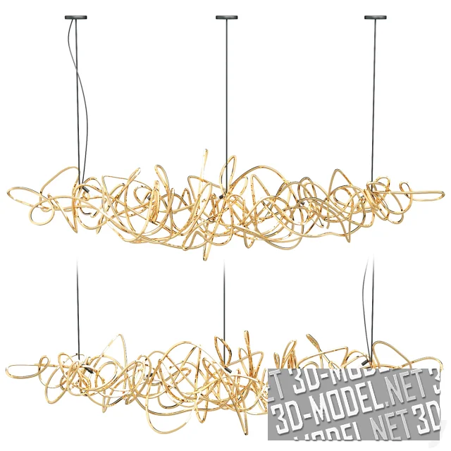 3d-модель Люстра DOODLE HORIZONTAL от TERZANI