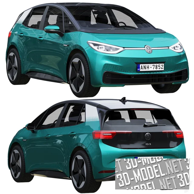 Автомобиль Volkswagen ID3 2021
