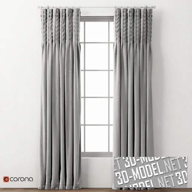 Бархатные шторы от Restoration Hardware