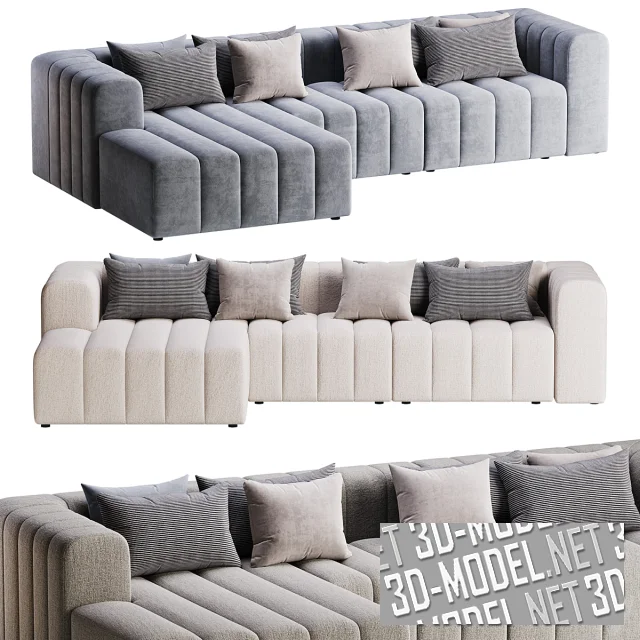 3d-модель Диван Langham от Create Comfort