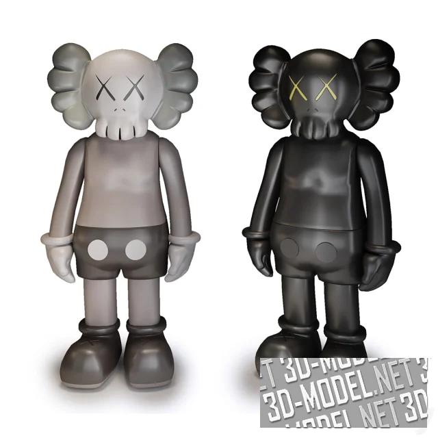 3d-модель Фигурка Kaws, 2 варианта