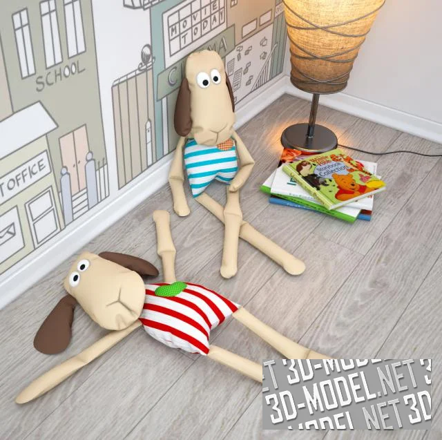3d-модель Игрушка овечка Dolly