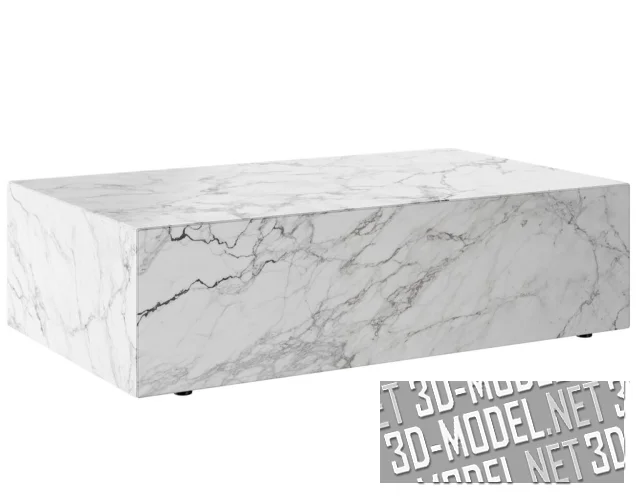 3d-модель Мраморный стол Plinth от Audo Copenhagen