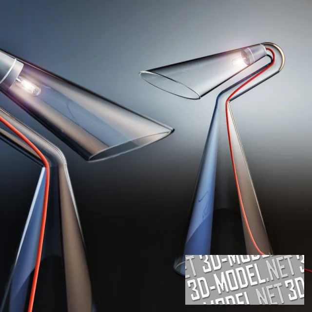 3d-модель Настольная лампа Swan от Cattelan Italia