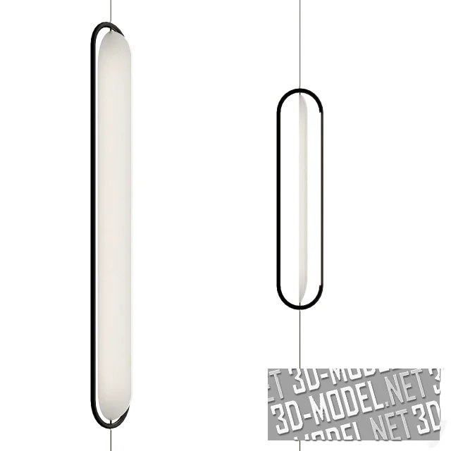 3d-модель Потолочный светильник BOW Dimmable от Nexia
