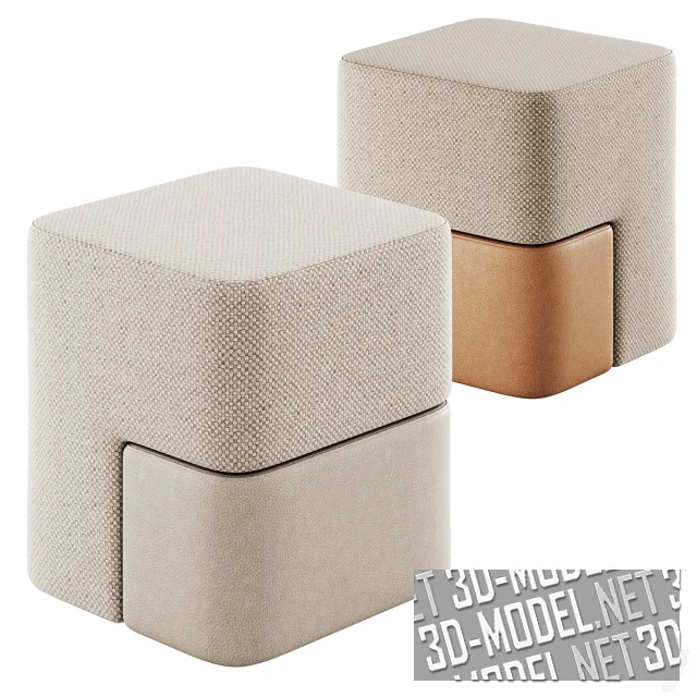 3d-модель Пуф Rocha от Carpanese Home