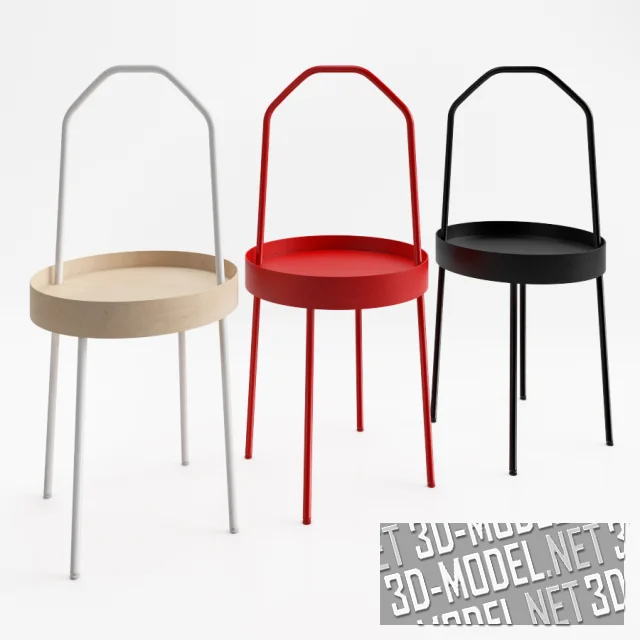 3d-модель Стол BOWWICK IKEA, 3 цвета