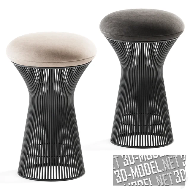 3d-модель Табурет Platner от Knoll