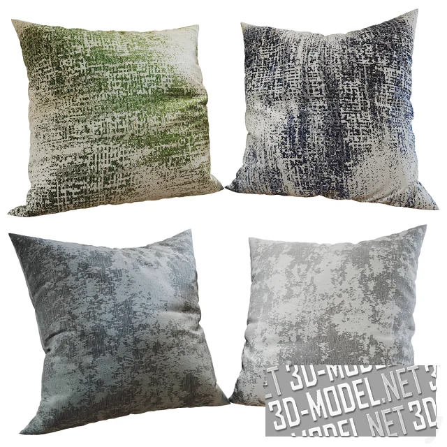 3d-модель 4 подушки COZY HOME