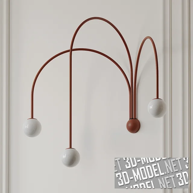 3d-модель Бра Quattro от Michael Anastassiades
