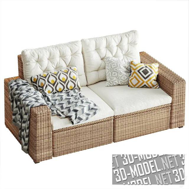 3d-модель Диван Solleron от IKEA