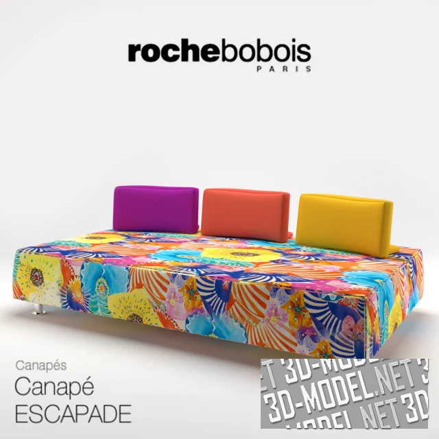 3d-модель Канапе Escapade от Roche Bobois