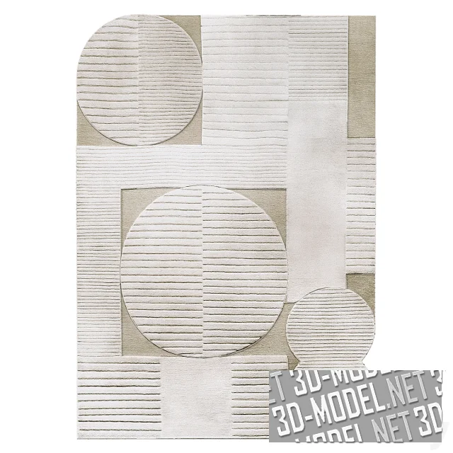 3d-модель Ковер Le Tapis Nomade от cc-tapis