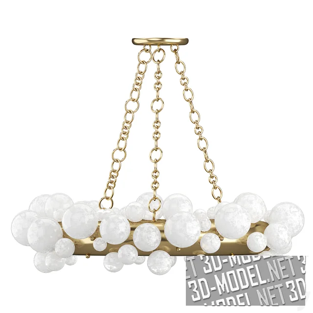 3d-модель Люстра Bubble Ring Rock Crystal от Phoenix