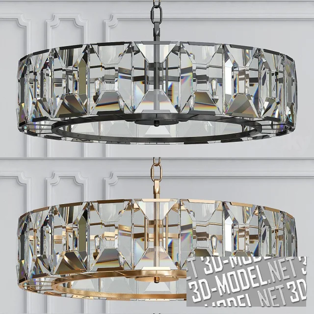3d-модель Люстра Harlow Crystal от Restoration Hardware