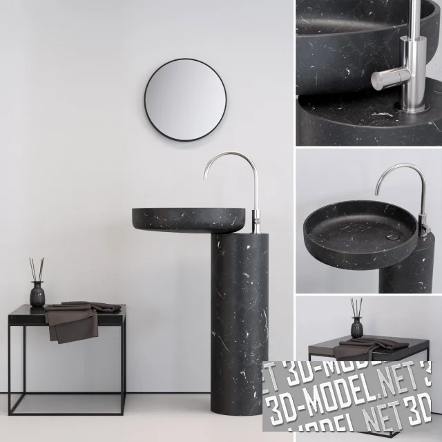 Набор для санузла с раковиной Rexa Design O_O
