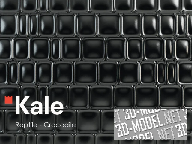3d-модель Плитка Reptile - Crocodile от KALE