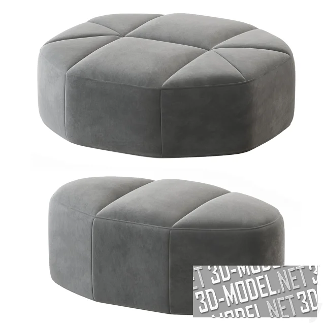 3d-модель Пуфы Cloud от Gallotti & Radice