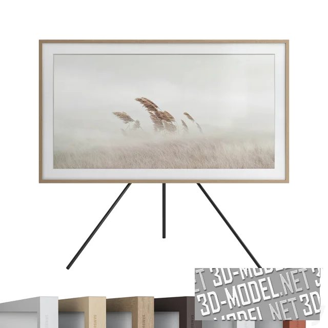 3d-модель QLED-телевизор от Samsung (2020)