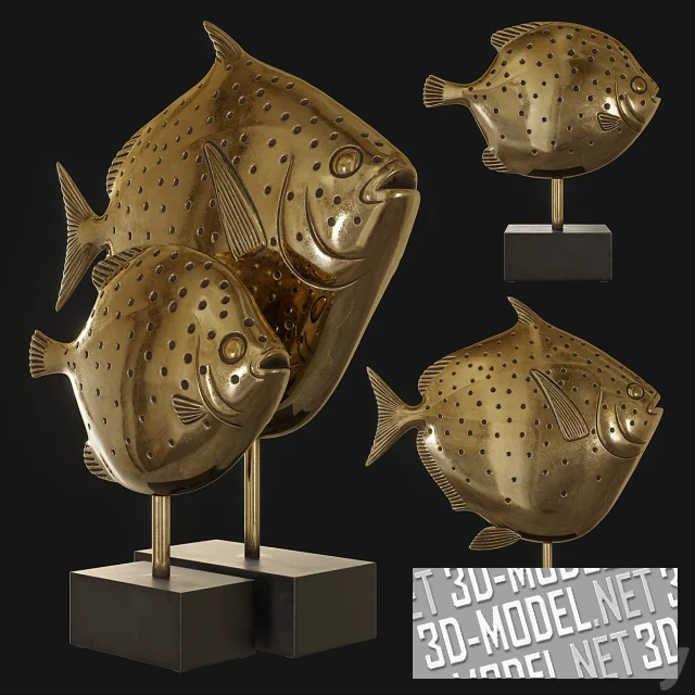 3d-модель Скульптура Kare Moonfish