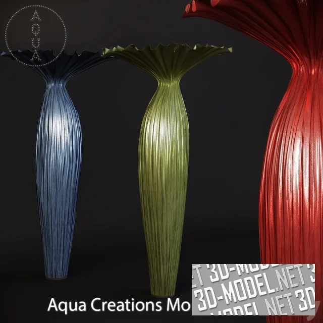 3d-модель Торшер Morning Glory от Aqua Creations Studio