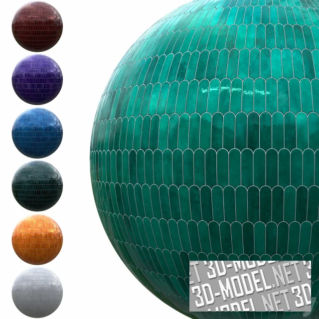 Керамическая плитка, созданная Substance Designer