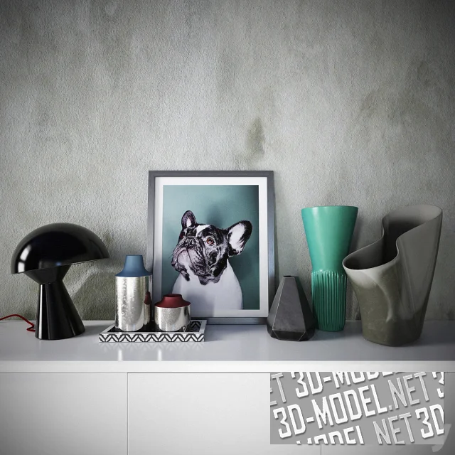 3d-модель Набор декора от BoConcept