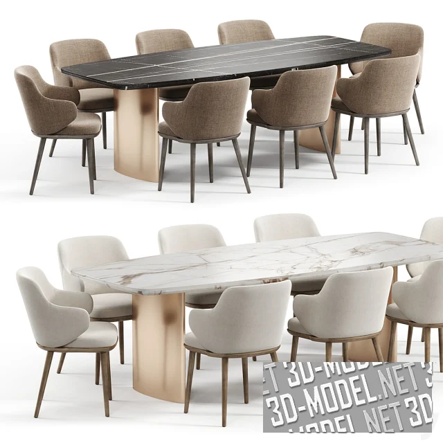Набор со столом и креслом FOYER Calligaris