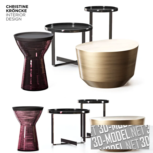 3d-модель Столы Midas, Noxx, Cross от Christine Kroencke
