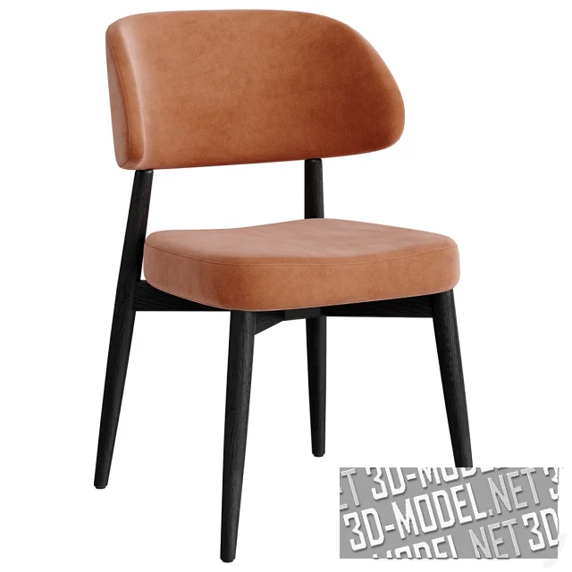 3d-модель Стул West elm Hyde