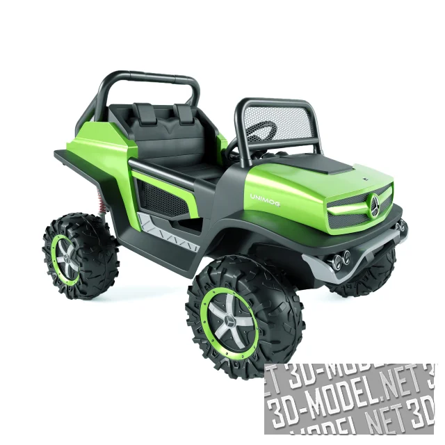3d-модель Электрическая машина Mercedes Unimog