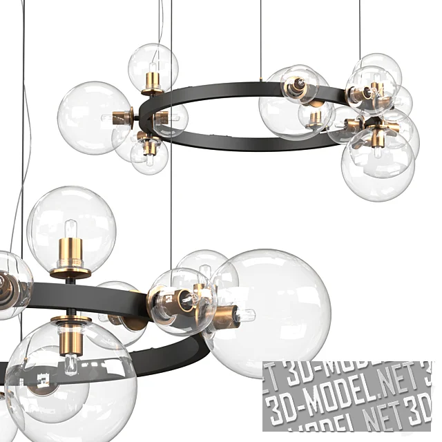 3d-модель Люстра Arte Lamp Vincent