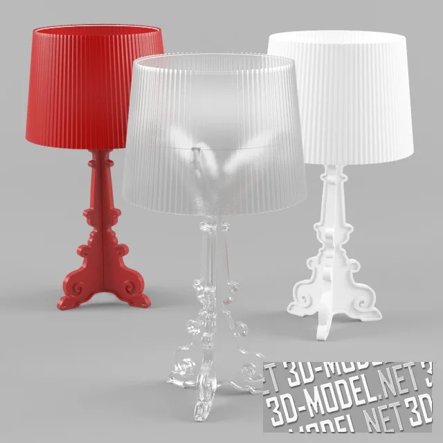 3d-модель Настольный светильник Kartell Bourgie от Ferruccio Laviani